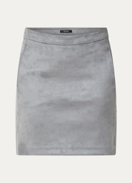 OPUS Dames Relvina Cozy minirok met steekzakken in de kleur Grijs, maat: 42