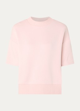 OPUS Dames Galita top met ronde hals in de kleur Oudroze, maat: 38