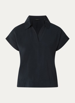 OPUS Dames Siula tuniek met V-hals in de kleur Kobaltblauw, maat: 36