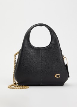 Coach Dames Lana 19 handtas van leer met afneembare schouderriem in de kleur Zwart, maat: one size