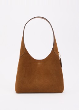 Coach Dames Brooklyn 28 schoudertas van suède in de kleur Cognac, maat: one size