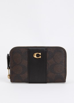 Coach Dames Essential portemonnee van leer in de kleur Kastanjebruin, maat: 1SZ