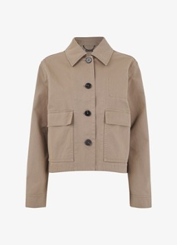 Whistles Dames Marie jack met klepzakken in de kleur Khaki