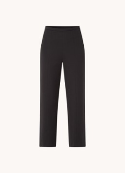 Whistles Dames Camilla high waist cropped wide fit pantalon in de kleur Zwart