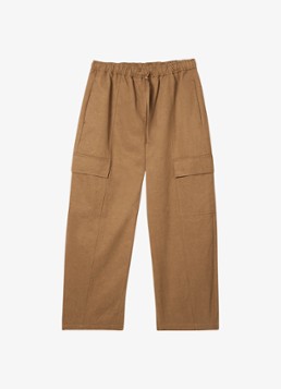 Whistles Dames Loose fit cargobroek met steekzakken in de kleur Donkerbeige