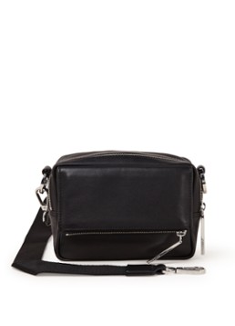 Whistles Dames Bibi crossbodytas van leer in de kleur Zwart