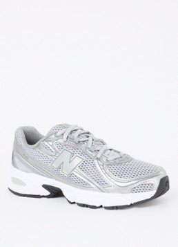 New Balance Dames 740 sneaker met mesh details in de kleur Zilver, maat: 37