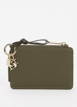 Dune London Dames Kinder portemonnee van leer in de kleur Khaki