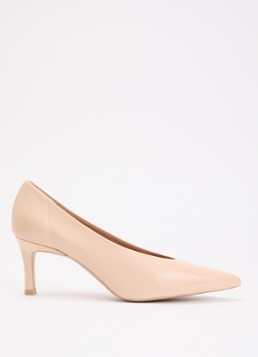 Unisa Dames Lenis pump van leer in de kleur Beige, maat: 38