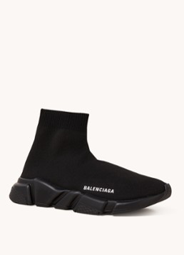 Balenciaga Dames Speed Trainer met logo in de kleur Zwart, maat: 36