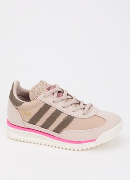 Adidas Meisjes SL 72 sneaker met mesh details in de kleur Beige, maat: 33