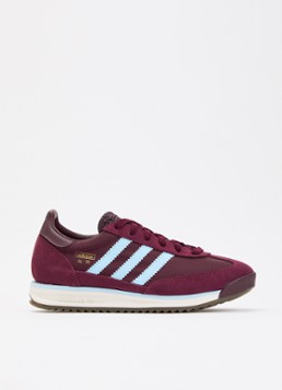 Adidas Meisjes SL 72 sneaker met mesh details in de kleur Bordeauxrood, maat: 38
