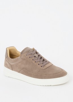 Filling Pieces Heren Mondo sneaker van suède in de kleur Zand, maat: 41