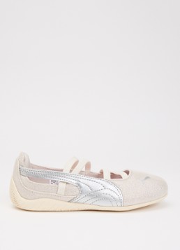 Puma Dames Speedcat Ballet ballerina met lurex in de kleur Beige, maat: 34