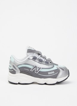 New Balance Jongens Sneaker van mesh met logo in de kleur Grijs, maat: 25