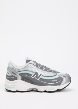 New Balance Meisjes 1000 sneaker met mesh details in de kleur Mint, maat: 32