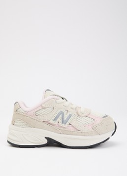 New Balance Meisjes Turtledove 162 sneaker met details van suède en mesh in de kleur Beige, maat: 17