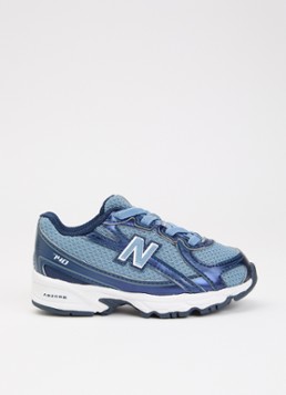 New Balance Meisjes 740 sneaker met logo in de kleur Blauw, maat: 26