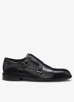 BOSS Heren Derby schoen van leer in de kleur Zwart