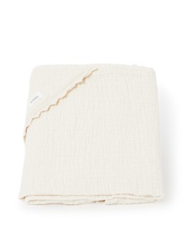 Koeka Meisjes Elba omslagdoek van katoen 100 x 100 cm in de kleur Creme, maat: ONE SIZE