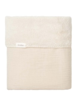 Koeka Meisjes Teddy Faro wiegdeken 100 x 75 cm in de kleur Gebroken wit, maat: ONE SIZE