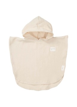 Koeka Meisjes Poncho met borduring in de kleur Beige, maat: 86 X 92