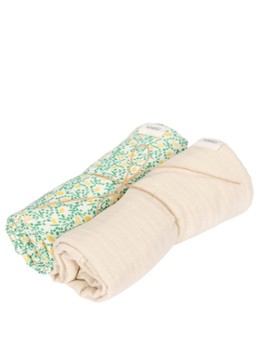 Koeka Meisjes Hydrofiele doek set van 2 in de kleur Gebroken wit, maat: 75 X 75