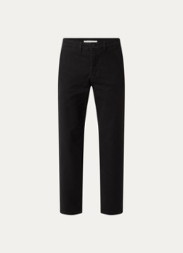 Selected Heren Miles straight leg chino met steekzakken in de kleur Zwart, maat: W36/L32