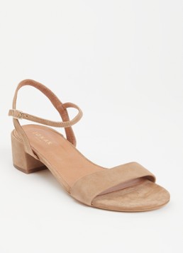 Jonak Dames Via Bis sandalette van suède in de kleur Camel