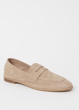 Jonak Dames Aca loafer van suède in de kleur Beige