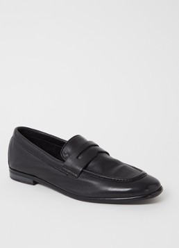 Jonak Dames Aca loafer van leer in de kleur Zwart