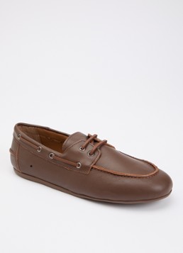 Jonak Dames Lalie bootschoen van leer in de kleur Bruin