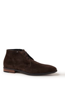 Floris van Bommel Heren Raffa 05.02 chukka veterschoen van suède in de kleur Bruin, maat: 42