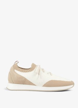 Aurélien Heren Active Knit 2.0 sneaker met gebreid bovenwerk van wol in de kleur Light Beige-271 / Beige