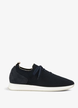 Aurélien Heren Active Knit 2.0 sneaker met gebreid bovenwerk van wol in de kleur Navy-410 / Blauw