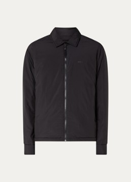 Lyle & Scott Heren Gewatteerd jack met ritszakken in de kleur Zwart, maat: M