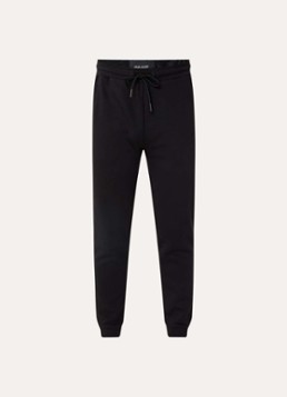 Lyle & Scott Heren Tapered fit joggingbroek met logo en steekzakken in de kleur Zwart, maat: XXL