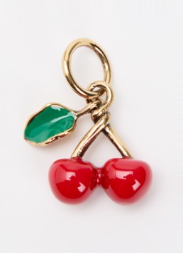 Chloé Dames Cherry tasbedel in de kleur Goud, maat: One Size