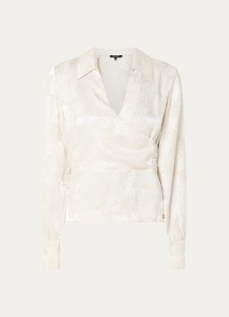NIKKIE Dames Rialto tuniek met V-hals in de kleur Creme