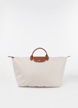 Longchamp Le Pliage Original reistas XL met leren details Creme - Deal
