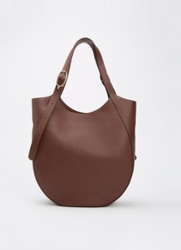 Longchamp Dames Le Foulonné shopper XL van leer in de kleur Bruin