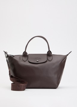Longchamp Dames Le Pliage Xtra handtas S van leer in de kleur Oranjebruin