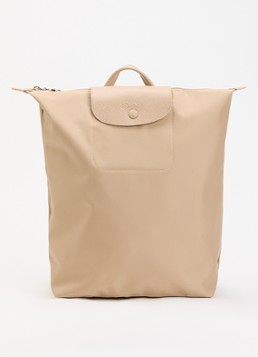 Longchamp Dames Le Pliage One rugzak M met leren details in de kleur Camel