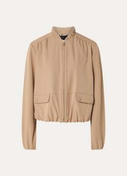 NIKKIE Dames Reims jack met opgestikte zakken in de kleur Camel