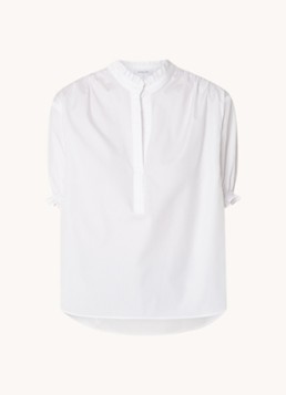 Gerard Darel Dames Tuniek met opstaande kraag en pofmouw in de kleur Wit
