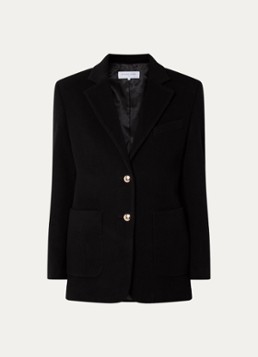 Gerard Darel Dames Ninaelle jack in kasjmierblend in de kleur Zwart