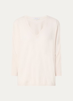 Gerard Darel Dames Fijngebreide pullover van kasjmier in de kleur Creme
