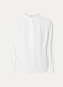 Gerard Darel Dames Cezanne tuniek in zijdeblend in de kleur Wit