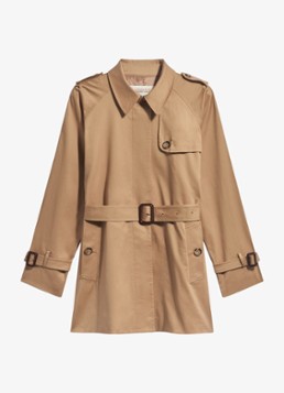 Gerard Darel Dames Vania trenchcoat met ceintuur in de kleur Beige