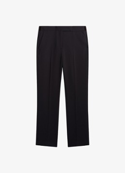 Gerard Darel Dames May slim fit broek met elastische taille aan de achterkant in de kleur Zwart